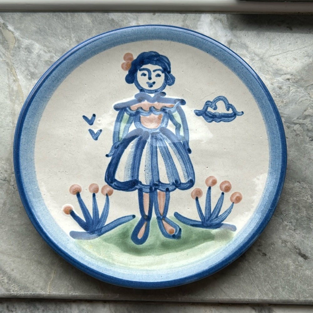Vintage M. A. Hadley 6” bread and butter plate